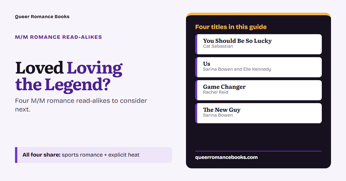 Decision guide for Loved Loving the Legend?: Additional overlap: You Should Be So Lucky; Additional overlap: Us; Additional overlap: Game Changer; Additional overlap: The New Guy