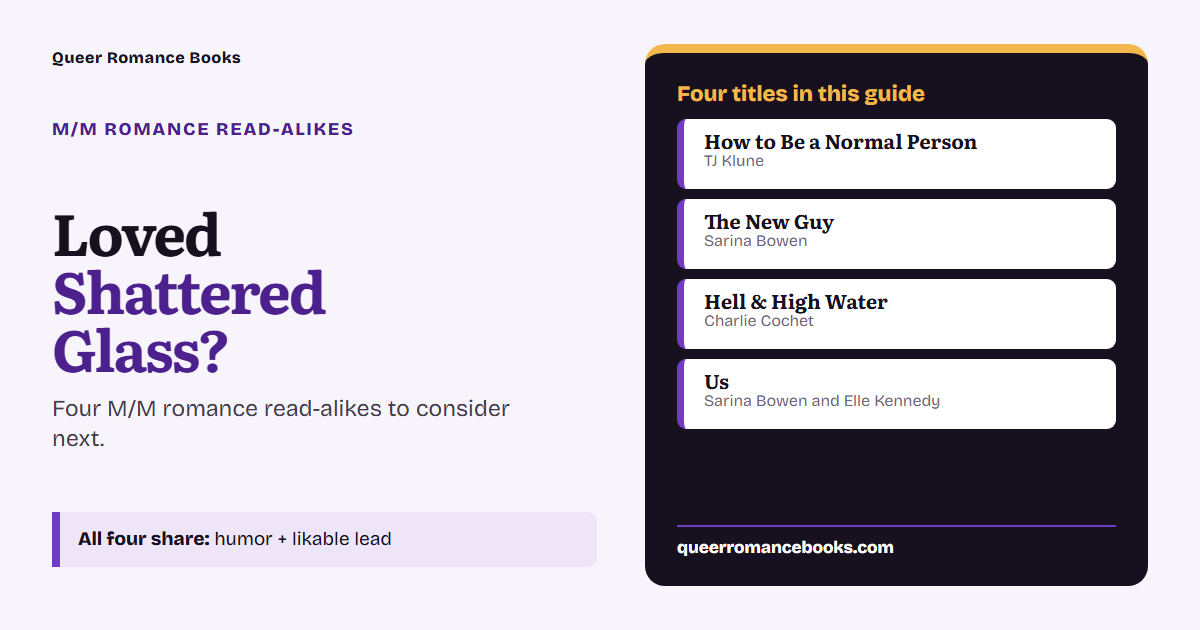 Decision guide for Loved Shattered Glass?: Additional overlap: How to Be a Normal Person; Additional overlap: The New Guy; Additional overlap: Hell & High Water; Additional overlap: Us