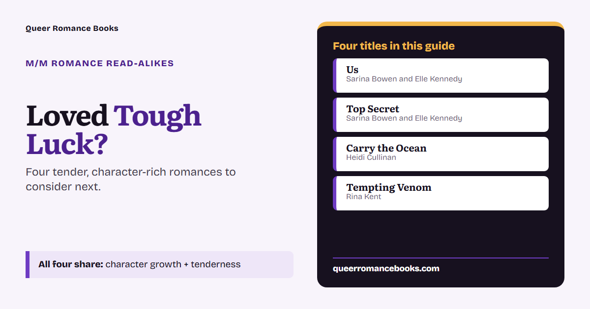 Decision guide for Loved Tough Luck?: Additional overlap: Us; Additional overlap: Top Secret; Additional overlap: Carry the Ocean; Additional overlap: Tempting Venom
